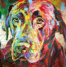 Cargar imagen en el visor de la galería, Pintar Por Números - Perro Color Tierra - Figuredart - Animales Perros Pop Art