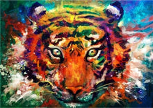 Cargar imagen en el visor de la galería, Pintar Por Números - Tigre Pintado - Figuredart - Animales Tigres