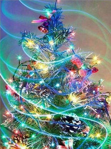 Punto De Cruz Diamante - Punto De Cruz Diamante - Árbol De Navidad - Figuredart - Navidad Punto De Cruz Diamante Religión