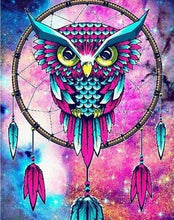 Cargar imagen en el visor de la galería, Punto De Cruz Diamante - Punto De Cruz Diamante - Búhos Colgantes - Figuredart - Búhos Y Lechuzas Mascotas Punto De Cruz Diamante Animales