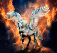 Cargar imagen en el visor de la galería, Punto De Cruz Diamante - Punto De Cruz Diamante - Caballo Volador - Figuredart - Caballos Mascotas Punto De Cruz Diamante Animales