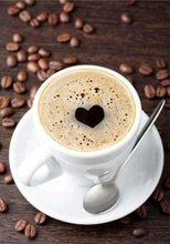 Cargar imagen en el visor de la galería, Punto De Cruz Diamante - Punto De Cruz Diamante - Del Corazón Del Café - Figuredart - Cocina Punto De Cruz Diamante Cocina