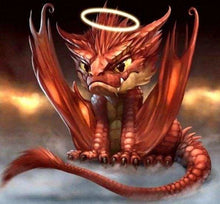 Cargar imagen en el visor de la galería, Punto De Cruz Diamante - Punto De Cruz Diamante - Dragón Rojo Del Bebé - Figuredart - Dragones Otros Punto De Cruz Diamante Otros