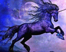 Cargar imagen en el visor de la galería, Punto De Cruz Diamante - Punto De Cruz Diamante - Espumoso Unicornio - Figuredart - Mascotas Punto De Cruz Diamante Animales Unicornios