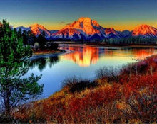 Cargar imagen en el visor de la galería, Punto De Cruz Diamante - Punto De Cruz Diamante - Montaña Del Lago - Figuredart - Montañas Paisajes Punto De Cruz Diamante Paisajes