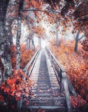 Cargar imagen en el visor de la galería, Punto De Cruz Diamante - Punto De Cruz Diamante - Trayectoria Del Otoño - Figuredart - Punto De Cruz Diamante Romanticismo Romántico