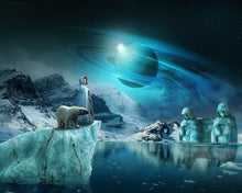 Cargar imagen en el visor de la galería, Pintar por números - Saturno y romance